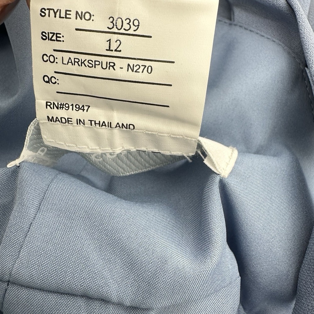 NWT Dessy Collection Larkspur Crepe Halter X-Back Bridesmaida Gown Dress 12 $265 - Picture 12 of 12